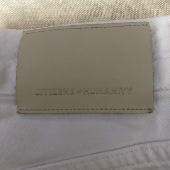 Citizens of Humanity Womans White Marlow Cut Off Shorts Size 24. Premium Vintage - Picture 4 of 9